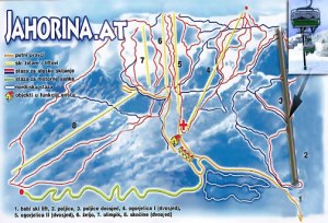 Jahorina Ski Map